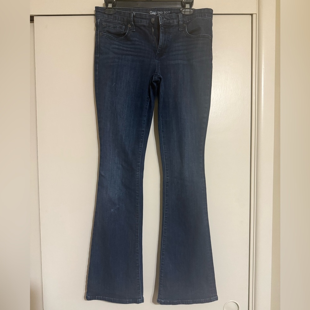GAP Women's Boot Cut Jeans - Dark Blue